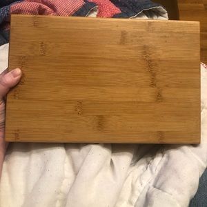 Wooden box tea organizer